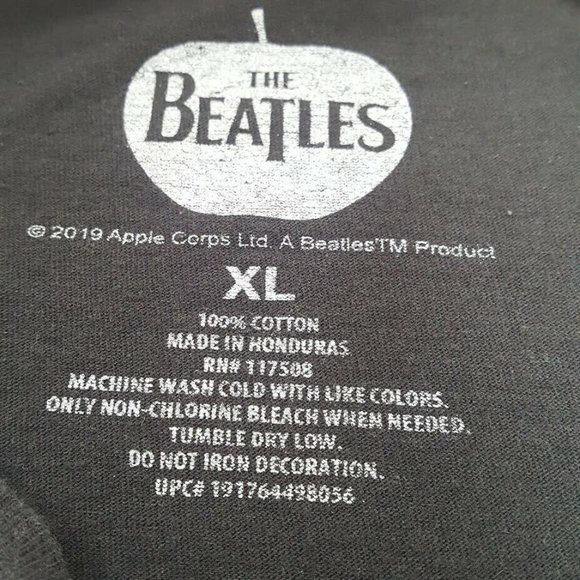 The Beatles Abbey Road Black Men's Graphic Tee T-Shirt XL - Picture 3 of 8